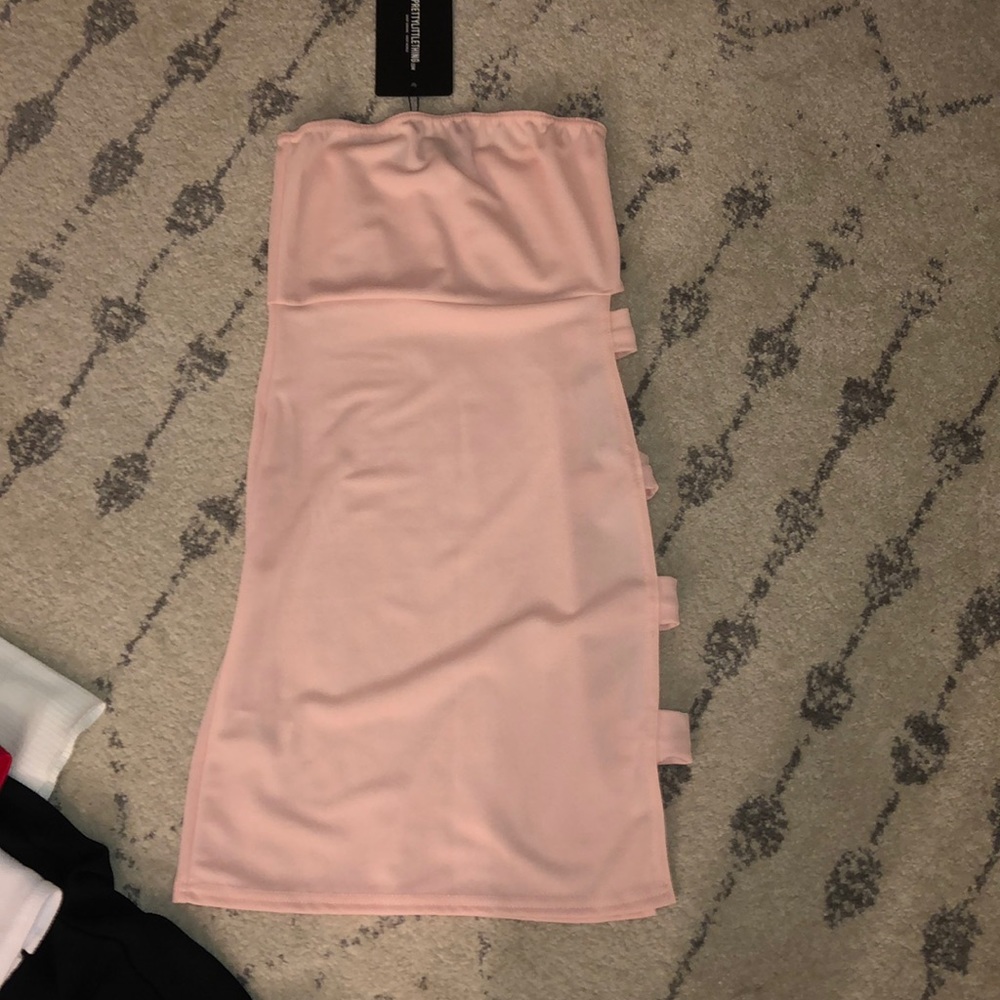 Pretty little thing bodycon, strapless dress